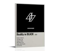 Reality in Black Mamamoo Creative Waterproof Decorative Paintings Free of Framing Directly Pasted with Moisture-proof And Anti Fouling Materials Living Room Bedroom Hanging Paintings Artistic Sense Ho