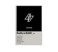 Reality in Black Mamamoo Creative Waterproof Decorative Paintings Free of Framing Directly Pasted with Moisture-proof And Anti Fouling Materials Living Room Bedroom Hanging Paintings Artistic Sense Ho