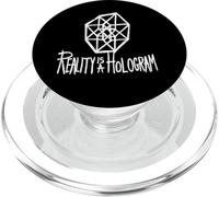 Reality is a Hologram for philosophers, cosmic thinkers PopSockets PopGrip for MagSafe