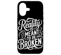 Reality is Meant to Be Broken | Vintage Inspiring Sci-fi Case for iPhone 17