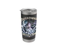 Reality is Temporary Fantasy is Home Gothic Castle Stainless Steel Insulated Tumbler