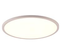 Reality LED Aureo R64371931 Ceiling Light, Matte White Plastic, with 30 Watt LED, Colour Changing, Remote Control