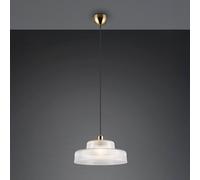 Reality Leuchten Abella pendant light, clear, Ø 35 cm, glass, E27