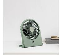 RL LIVE YOUR LIGHT Reality Leuchten Breezy R044-49 Table Fan, Plastic Pistachio Green, 2 Watt, Battery Operated, USB-C, 3 Levels
