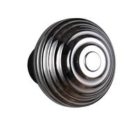 Reality Leuchten Earl R27771154 LED Battery-Powered Wall Light Metal Matte Black Glass Smoked with 1.5 Watt LED 4X Touch