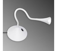 Reality Leuchten Flexible LED table lamp Viper in white
