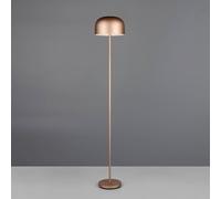 Reality Leuchten LED battery-powered floor lamp Jeff, coffee, dimmable, height 147 cm