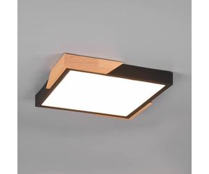 Reality Leuchten Meta LED ceiling lamp 31.5 x 31.5 cm 3,000 K black