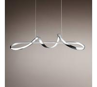 Reality Leuchten Perugia LED pendant light, switch dimmer, chrome