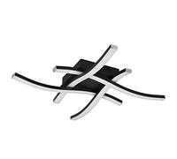 Reality Leuchten Route R62474432 LED Ceiling Light Metal Black Matt Plastic White Includes 4X 5 Watt LEDs