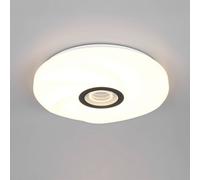 Reality Leuchten Sano LED ceiling light, white, Ø 39 cm, CCT, remote control