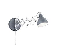 Reality Leuchten Scissor, Metal, Couleur Beton, 30 x 30 x 53 cm, E14