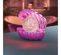 Reality Leuchten Shelly LED table lamp, pink, plastic, 18 cm, RGB