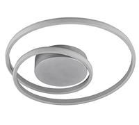 Reality Leuchten Zibal R62911187 Ceiling Light Titanium Metal with 22 Watt LED Switch Dimmer