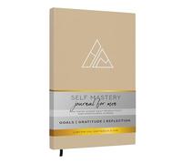 Realizations Self-Mastery Journal for Men - Gratitude Journal - 5 Minute Journals - Reflection Manifestation Journal for Mindfulness - Goal/Guided Gratitude Journel for Women & Men (Khaki)