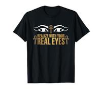 Realize with Your Real Eyes - Ra & Ancient Egyptian African T-Shirt