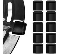Realjoy 10pcs Rubber Bumpers for Air Fryer, Airfryer Tray Rubber Feet, Air Fryer Accessories Tray Rubber Protectors, Tower Air Fryer Stoppers for Air Fryer Pan Replacement Parts
