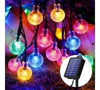 Realky Solar Garden Lights, 100LED Garden Solar Lights 8 Mode IP65 Waterproof 8.1M Solar String Lights Outdoor Garden for Terrace, Party, Balcony, Gazebo(Multicolor+Memory Function)