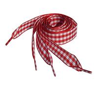 Really Cute Pink Gingham & Red Gingham Shoelaces for Infants Kids Junior & Women's Converse Lo & Hi Top Trainers. (Juniors Converse Lo's 85cm, Red Gingham Laces)