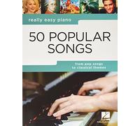 Really Easy Piano 50 Popular Songs - Paperback - C245z