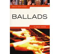 Really Easy Piano: Ballads Book [Softcover] Easy Piano Wise Publications