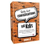 Really Good Conversations for Kids: Vol. 2 - UK Made Conversation Cards, Card Games for Kids to Build Self Awareness, Active Listening, Creativity, Effective Communication