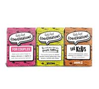 Really Good Conversations Mini Family Set (3 in 1) | Conversation Starter Card Games for Families, Couples & Kids | Screen-Free Family Game Night Bundle | UK Made Gift Set