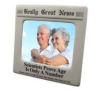Really Great News Age Is a Number Photo Frame