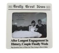 Really Great News Longest Engagement Photo Frame