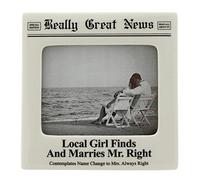 Really Great News "Marries Mr Right" Photo Frame