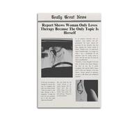 Really Great News Vintage PrintCover Poster Art Canvas Gift for Friends Or for Your Own Use Bedroom Living Room Decoration AestheticUnframe-style 20x30inch(50x75cm)