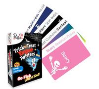Really?! Halloween Trick or Treat Tongue Twisters Card Game - Halloween Party Games for Kids and Adults - Travel Size - Educational Family Games - Unique