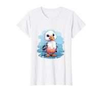 Really Like Albatross Sea Bird Value Graphic T-Shirt, Women, White, L