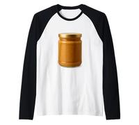 Really Like Almond Butter Snack Protein Vegan Vegetarian Raglan Baseball Tee