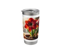 Really Like Amaryllis Belladonna Flowers Stainless Steel Insulated Tumbler