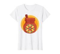 Really Like Atole Atolli ATOL ATOL De Elote Masa Mexican Value Graphic T-Shirt, Women, White, S