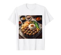 Really Like Bakso Indonesian Food Meatball Noodle Surimi Value Graphic T-Shirt, Men, White, M