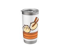 Really Like Baozi Chinese Food Dim Sum Steamed Buns Stainless Steel Insulated Tumbler