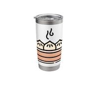 Really Like Baozi Chinese Food Dim Sum Steamed Buns Stainless Steel Insulated Tumbler