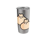 Really Like Baozi Chinese Food Dim Sum Steamed Buns Stainless Steel Insulated Tumbler