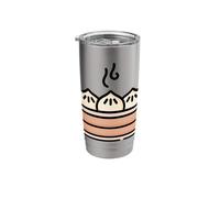 Really Like Baozi Chinese Food Dim Sum Steamed Buns Stainless Steel Insulated Tumbler