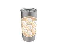 Really Like Baozi Chinese Food Dim Sum Steamed Buns Stainless Steel Insulated Tumbler