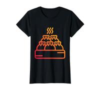 Really Like Baozi Chinese Food Dim Sum Steamed Buns Value Graphic T-Shirt, Women, Black, L