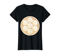 Really Like Baozi Chinese Food Dim Sum Steamed Buns Value Graphic T-Shirt, Women, Black, M