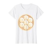 Really Like Baozi Chinese Food Dim Sum Steamed Buns Value Graphic T-Shirt, Women, White, M