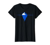 Really Like Beautiful Iceberg Ice Berg Value Graphic T-Shirt, Women, Black, M