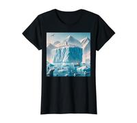 Really Like Beautiful Iceberg Ice Berg Value Graphic T-Shirt, Women, Black, XS