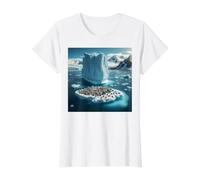 Really Like Beautiful Iceberg Ice Berg Value Graphic T-Shirt, Women, White, M