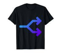 Really Like Bifurcation Decision Choice Value Graphic T-Shirt, Men, Black, M