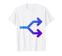 Really Like Bifurcation Decision Choice Value Graphic T-Shirt, Men, White, S